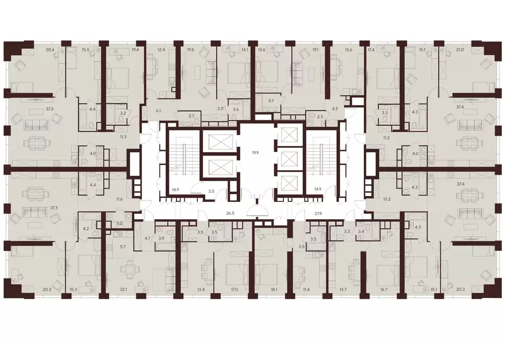 2-к кв. Москва ул. Куусинена, вл21 (94.6 м) - Фото 2