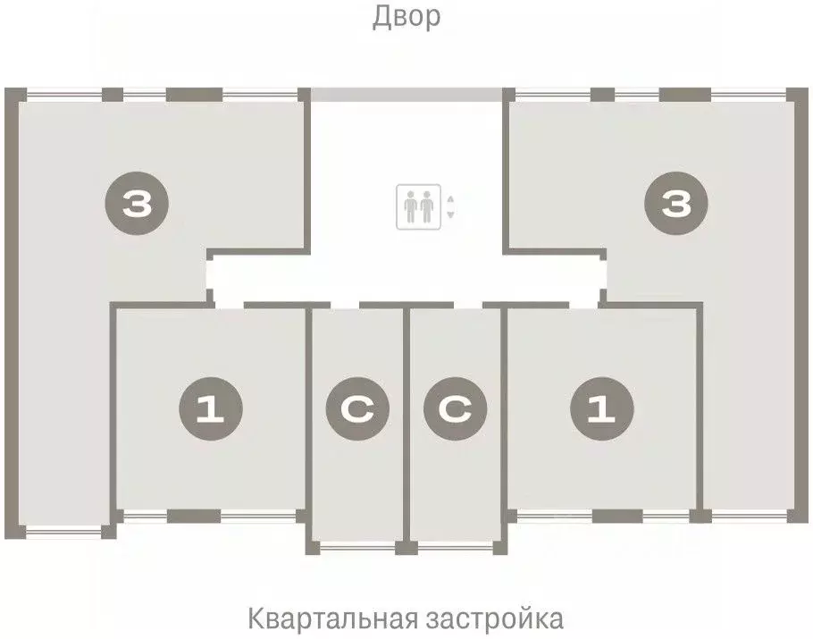 1-к кв. Тюменская область, Тюмень Мысовская ул., 26к1 (46.57 м) - Фото 1