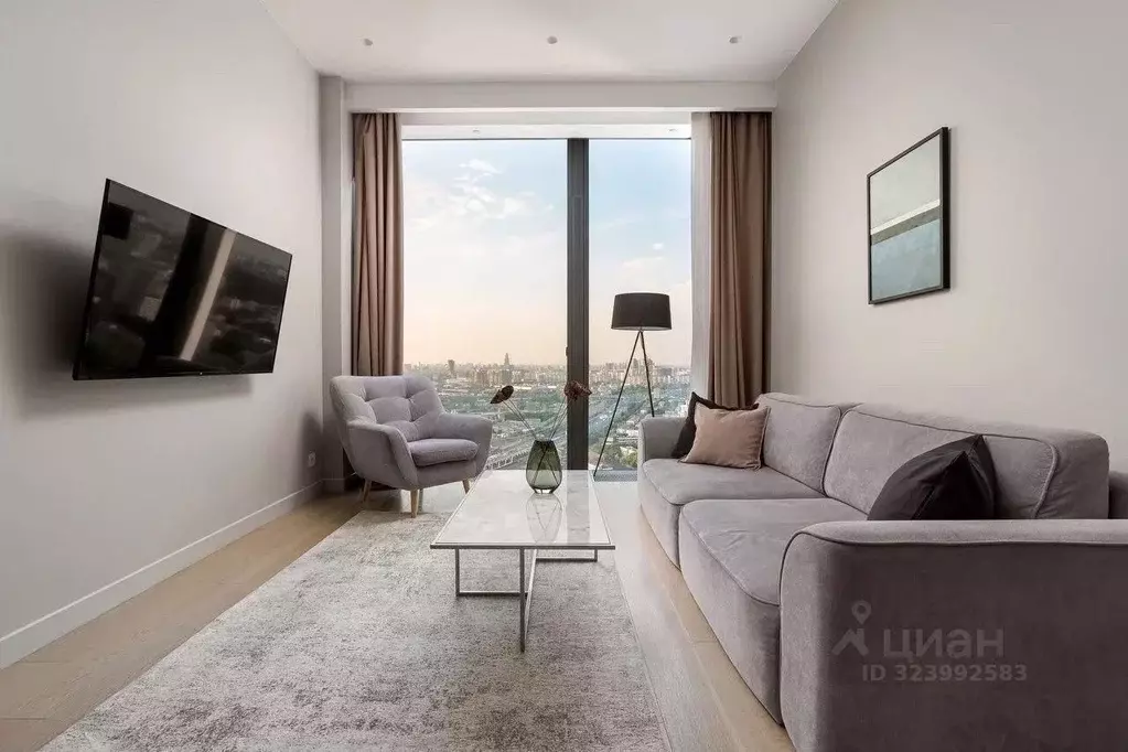 2-к кв. Москва 1-й Красногвардейский проезд, 22с2 (60.4 м) - Фото 2