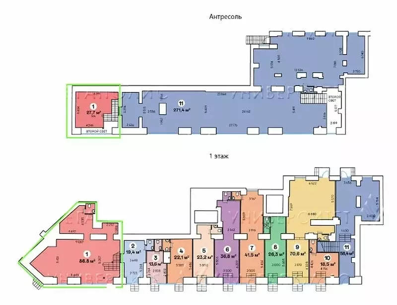 Помещение свободного назначения (115 м) - Фото 1