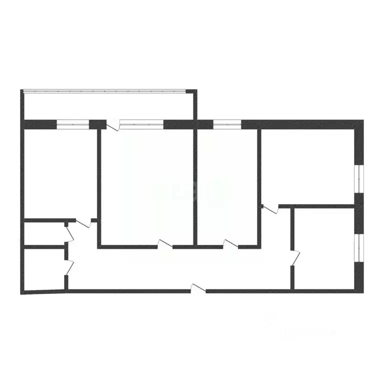 4-к кв. Курганская область, Курган Северный жилрайон, ул. Зеленая, 6А ... - Фото 2