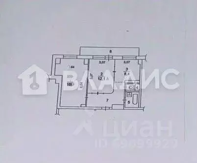 2-к кв. Московская область, Химки просп. Мельникова, 2/1 (51.3 м) - Фото 1