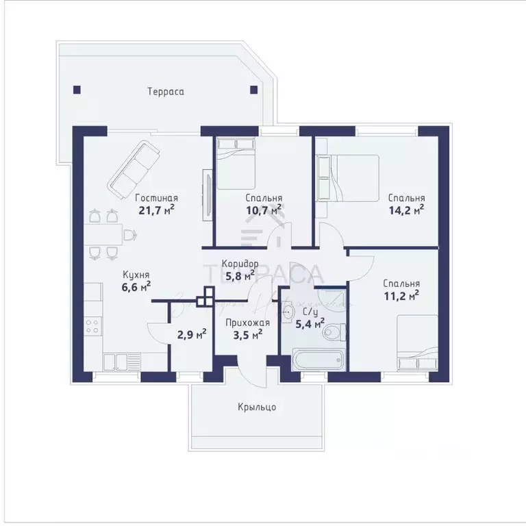 Дом в Ленинградская область, Ломоносовский район, Пениковское с/пос, ... - Фото 2