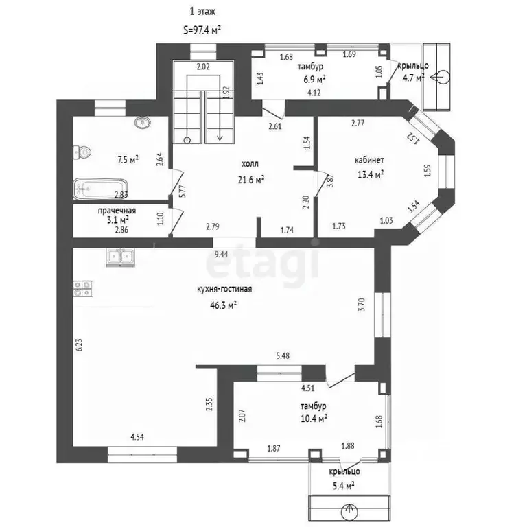 Дом в Тюменская область, Тюменский муниципальный округ, с. Кулаково ... - Фото 2