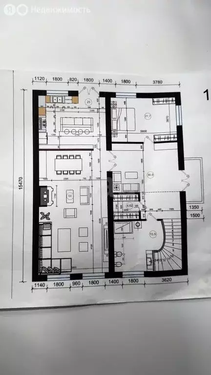 Дом в село Учкент, улица Сталина (334 м) - Фото 1