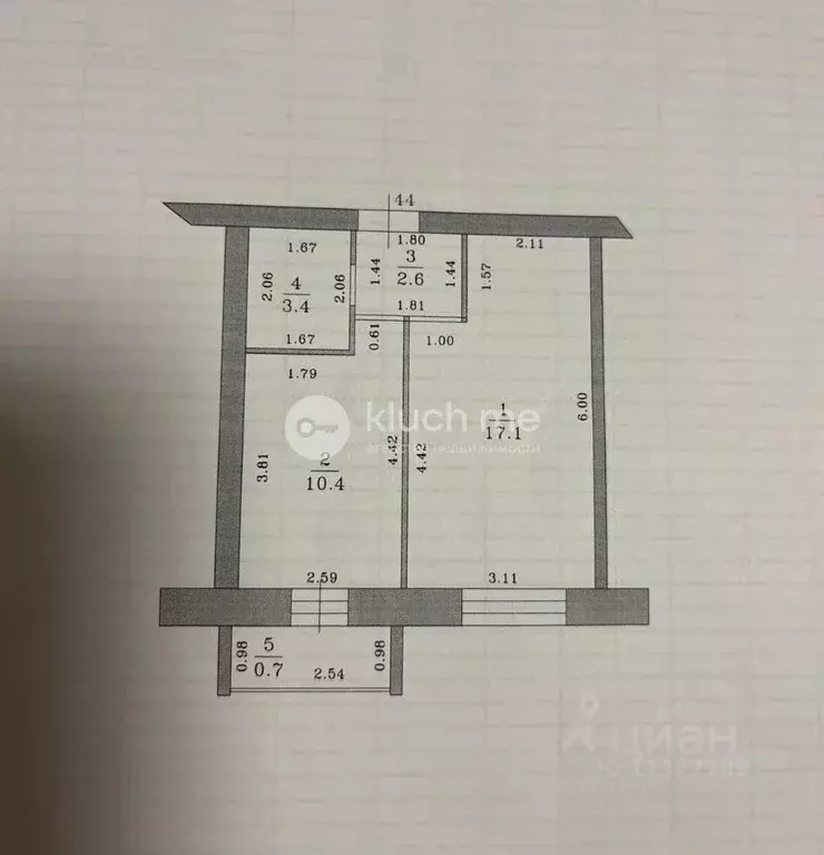 1-к кв. Татарстан, Пестречинский район, Шигалеевское с/пос, с. Новое ... - Фото 2