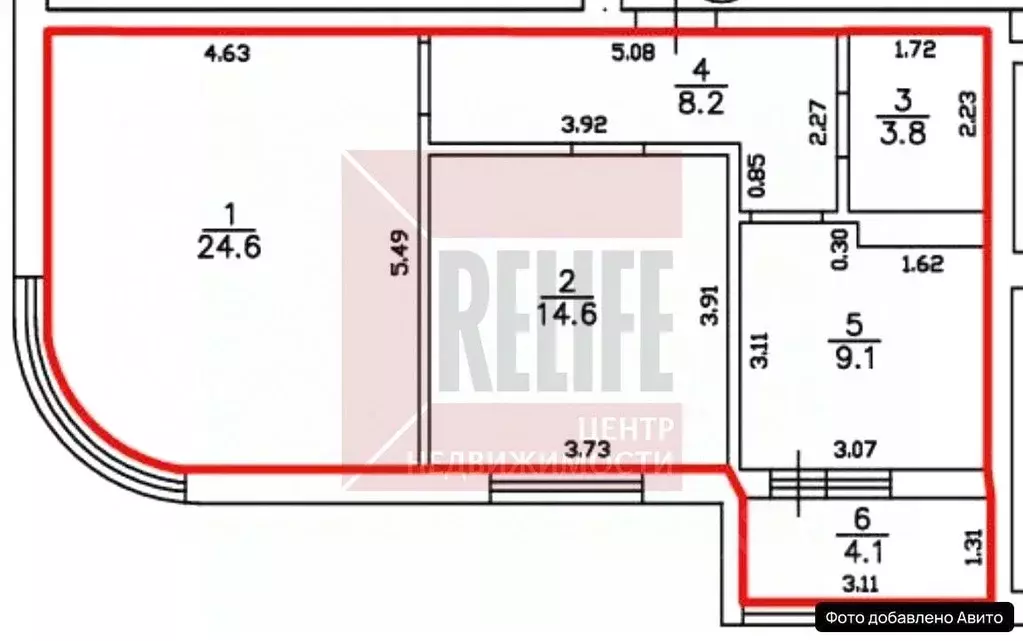 2-к кв. Калининградская область, Калининград Орудийная ул., 32Б (64.4 ... - Фото 2