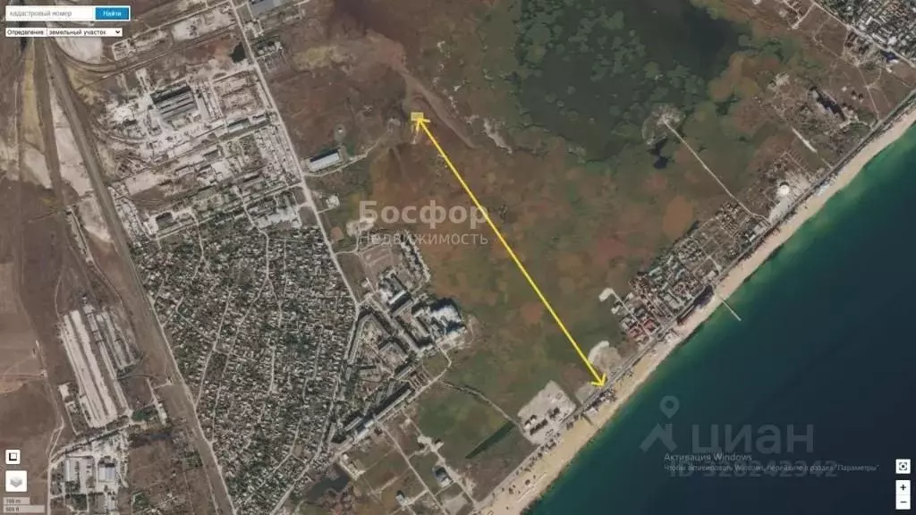 Участок в Крым, Феодосия пер. Семиренко (10.0 сот.) - Фото 1