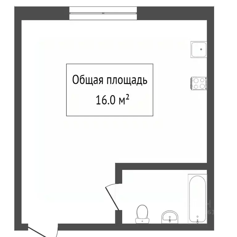 Студия Томская область, Томск Вокзальная ул., 27 (18.0 м) - Фото 2