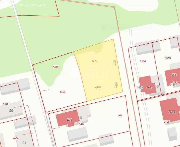 Участок в село Усады, 2-я Учхозовская улица (9.2 м) - Фото 1