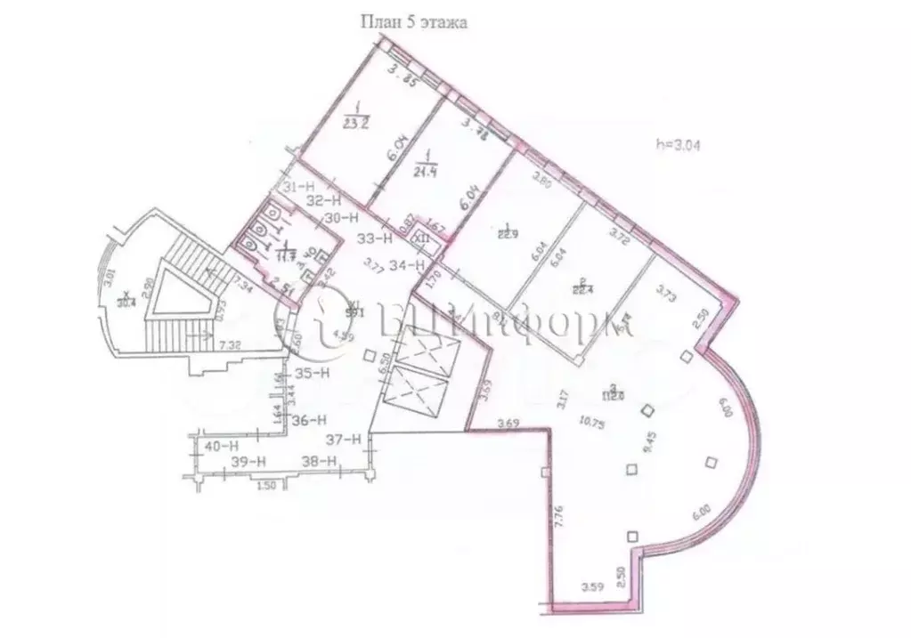 Офис в Санкт-Петербург Боровая ул., 32 (21 м) - Фото 2