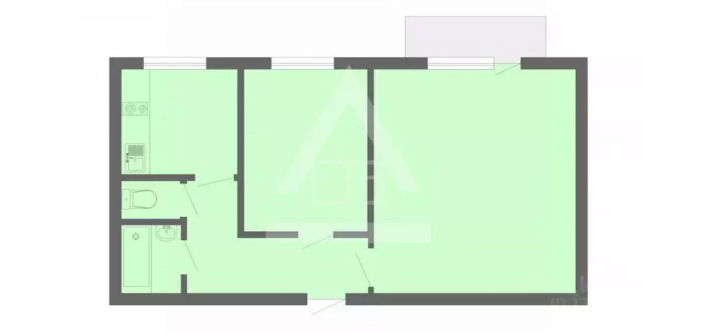 2-к кв. Челябинская область, Миасс просп. Октября, 46 (51.0 м) - Фото 2