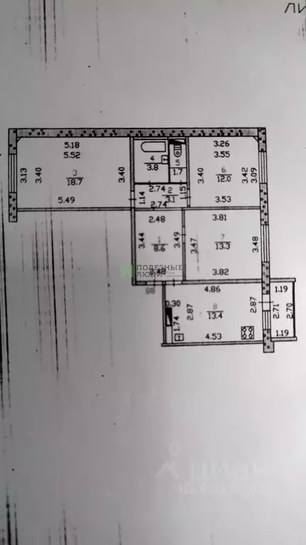 3-к кв. Орловская область, Орел бул. Молодежи, 6 (74.6 м) - Фото 1