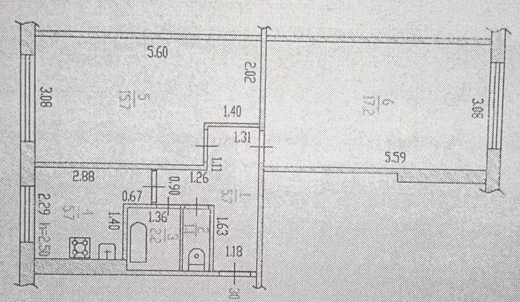 2-к кв. Алтайский край, Барнаул Интернациональная ул., 254 (47.6 м) - Фото 2