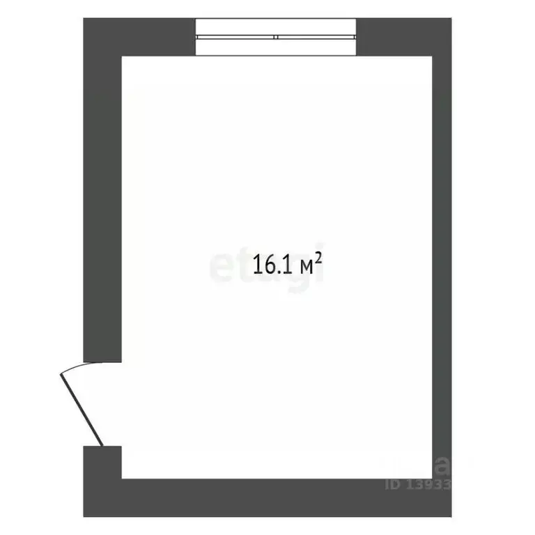 Комната Тюменская область, Тюмень ул. Котовского, 13 (16.1 м) - Фото 2