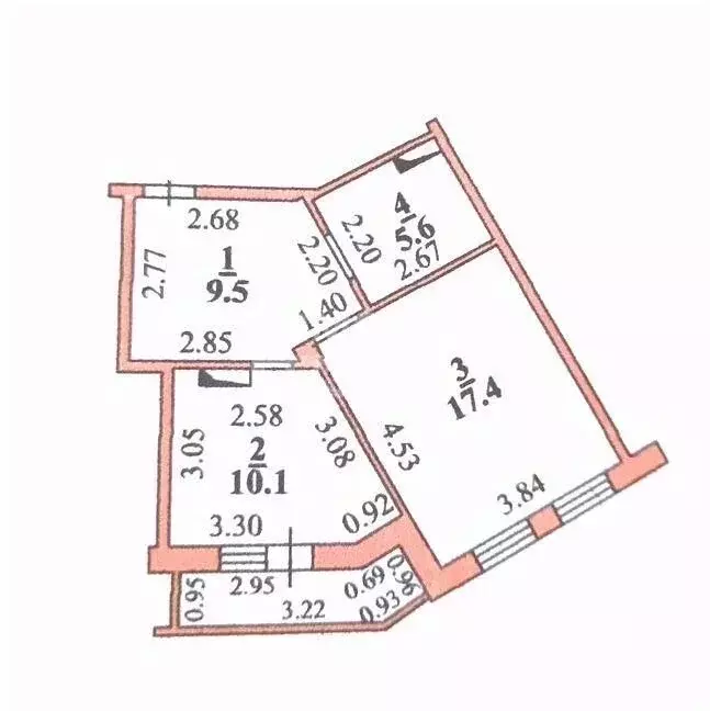 1-к кв. Липецкая область, Липецк ул. А.Г. Стаханова, 77к1 (46.3 м) - Фото 2