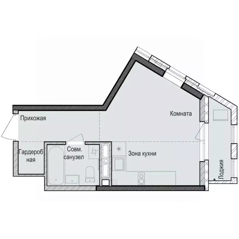 Студия Татарстан, Казань Седьмое Небо жилрайон, Унай жилой комплекс ... - Фото 1