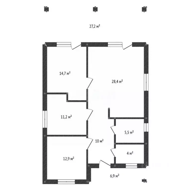 Дом в Башкортостан, Кармаскалинский район, Кабаковский сельсовет, д. ... - Фото 2