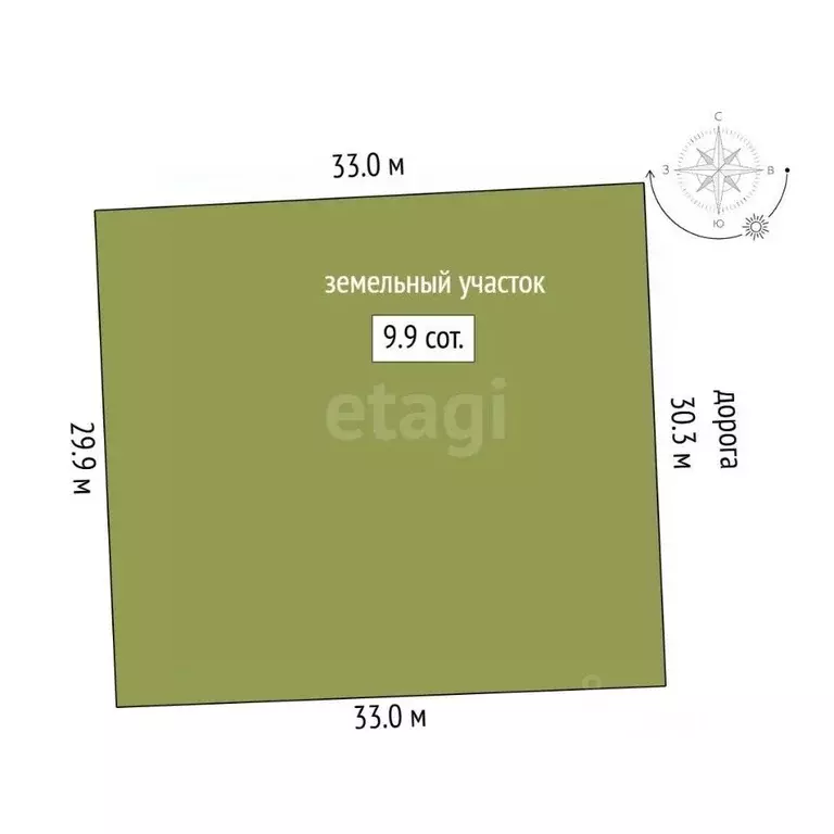 Участок в Башкортостан, Бирск ул. Геологическая (9.87 сот.) - Фото 2