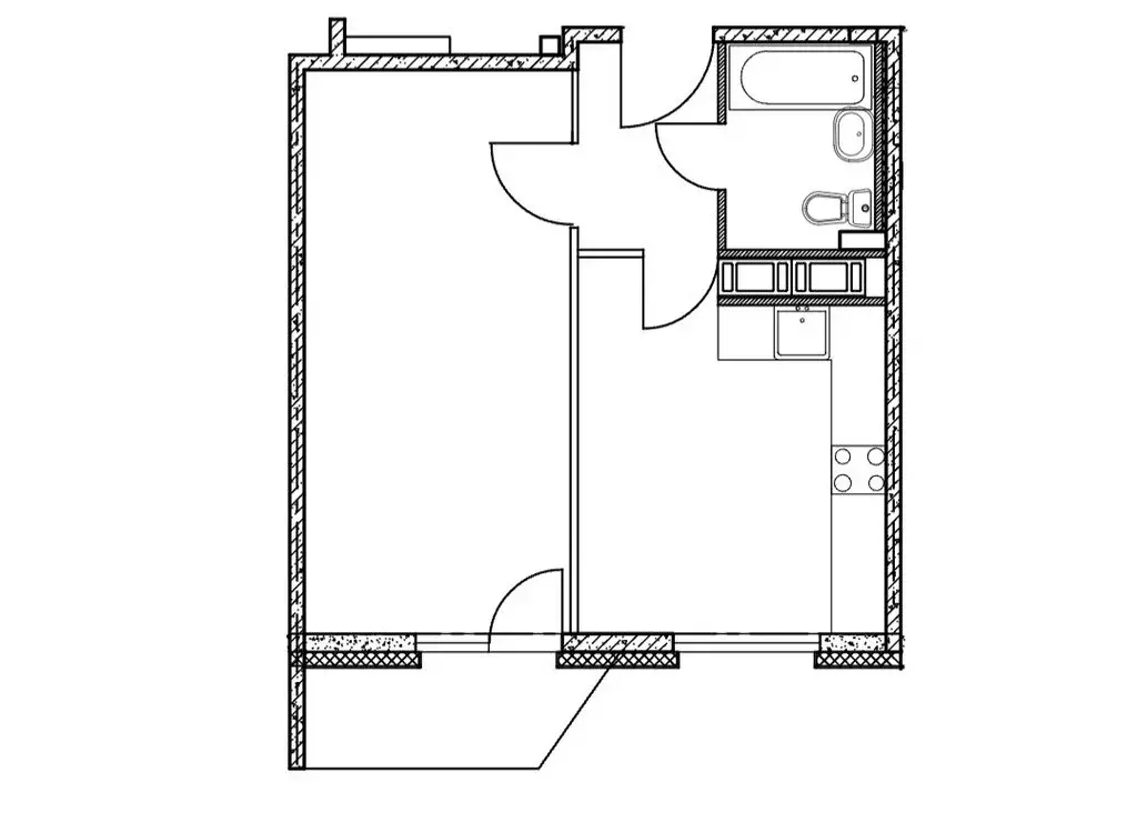 1-комнатная квартира: Аннинское городское поселение, деревня Куттузи, ... - Фото 1