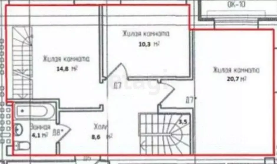 4-к кв. Калининградская область, Калининград Артиллерийская ул., 77 ... - Фото 1