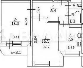 2-к кв. Санкт-Петербург ул. Передовиков, 1/6 (51.7 м) - Фото 2