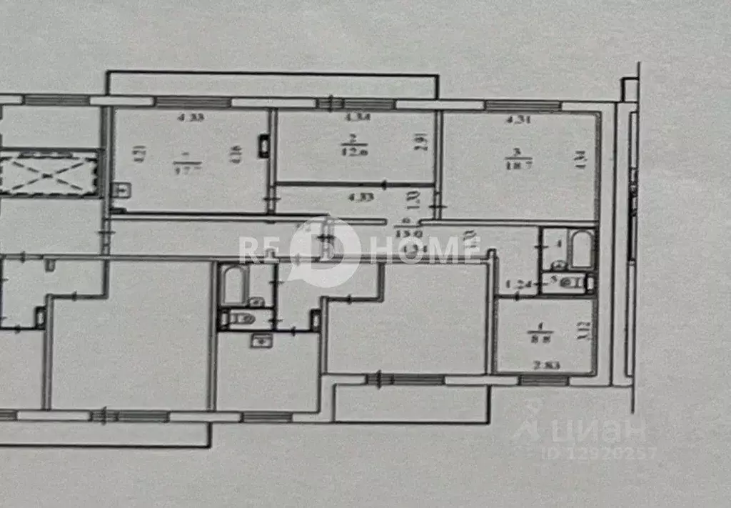 3-к кв. Пермский край, д. Кондратово ул. Артемьевская, 1 (76.3 м) - Фото 2
