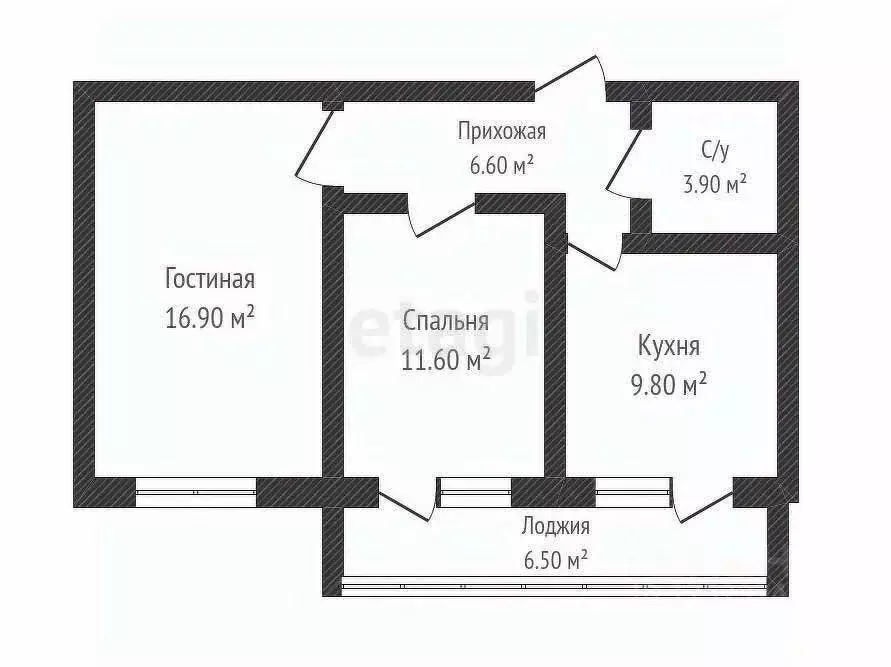 2-к кв. Краснодарский край, Краснодар Московская ул., 140а (48.8 м) - Фото 1