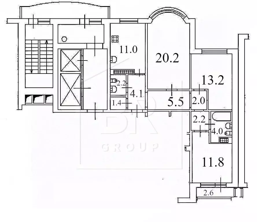 3-к кв. Санкт-Петербург ул. Оптиков, 49к2 (78.8 м) - Фото 1