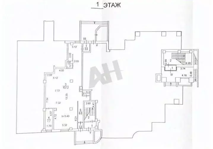 Помещение свободного назначения в Москва Измайловский бул., 54 (747 м) - Фото 2