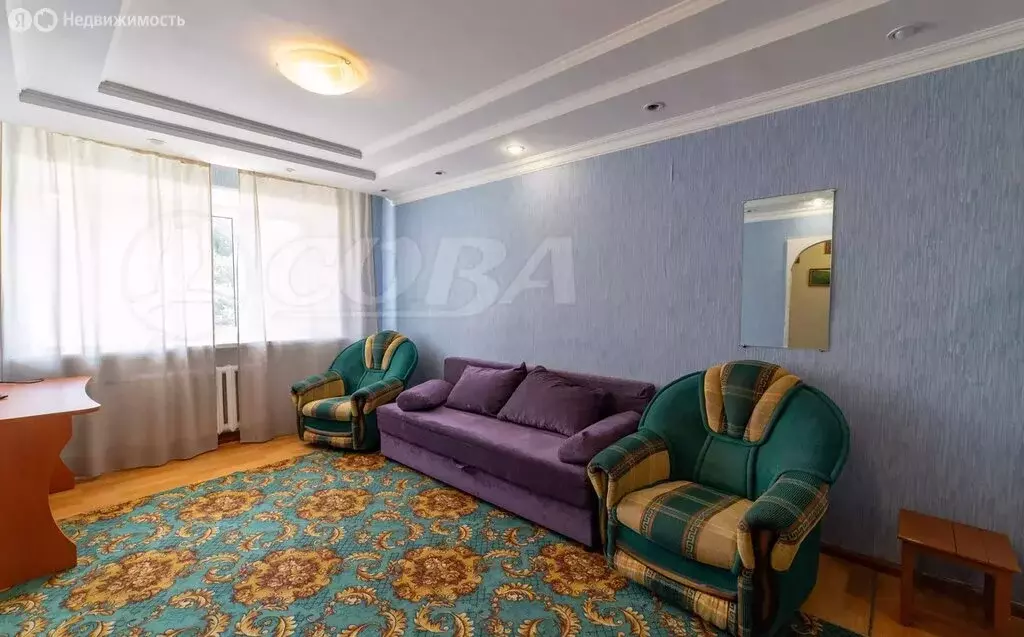2-комнатная квартира: Тюмень, Профсоюзная улица, 5 (42.6 м) - Фото 1