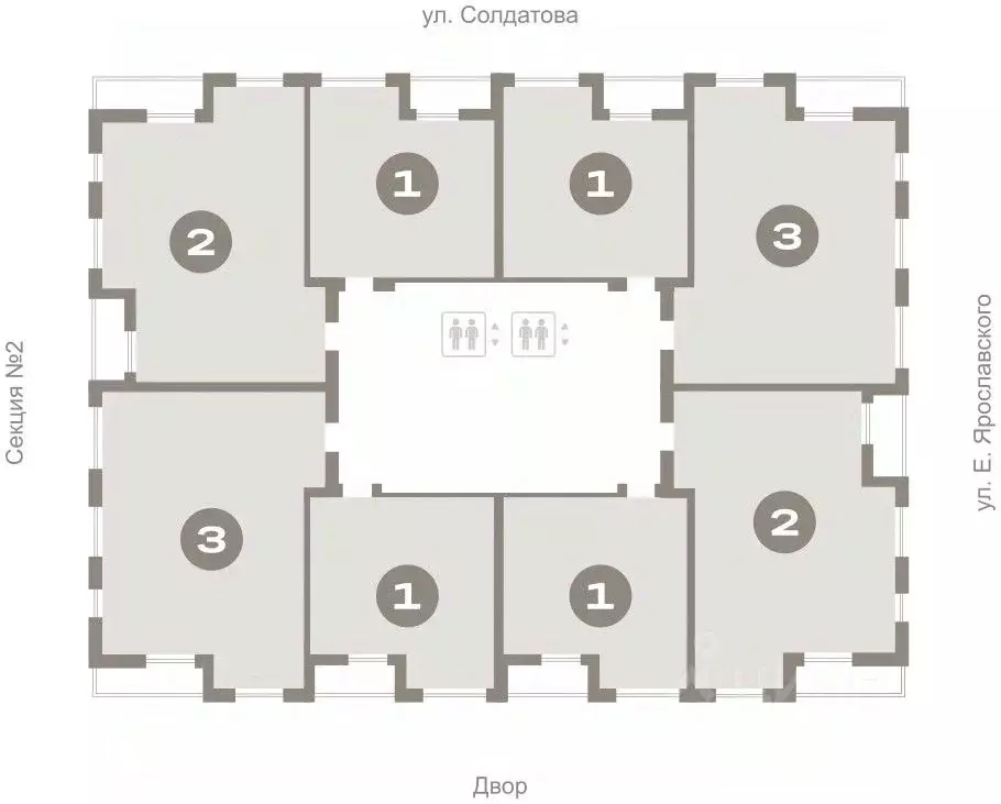 1-к кв. Пермский край, Пермь ул. Солдатова, 25 (42.03 м) - Фото 2