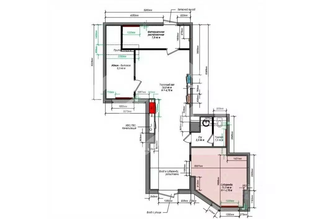 Торговая площадь в Московская область, Звенигород Одинцовский ... - Фото 2