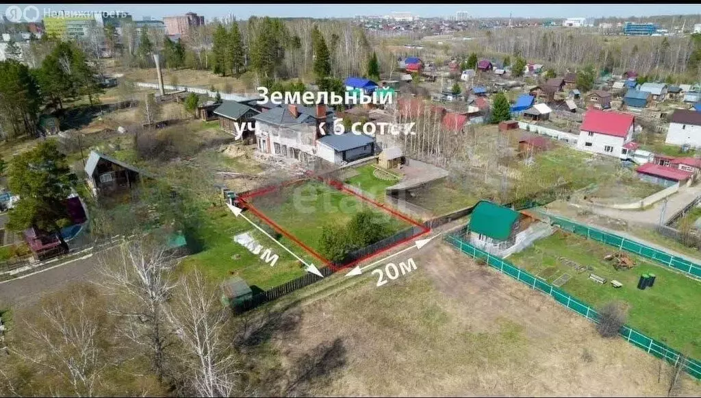 Участок в Томск, садоводческое товарищество Томское (6 м) - Фото 1