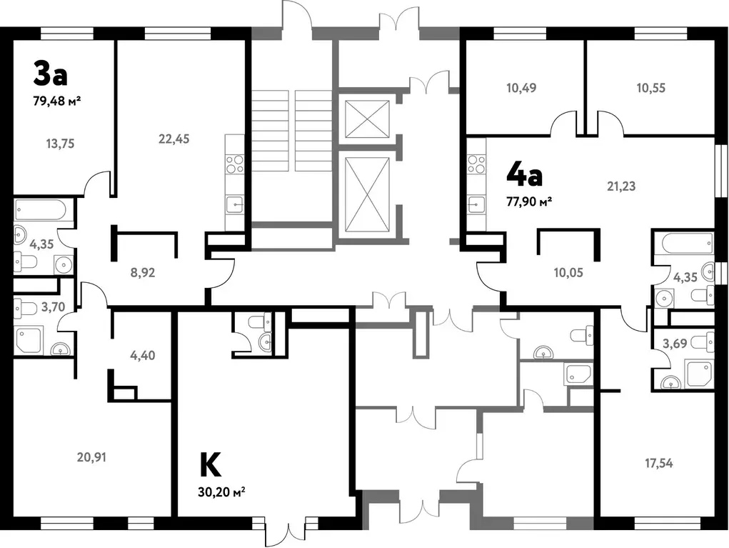 3-к кв. Московская область, Пушкино Мамонтовка мкр, Школьная ул., ... - Фото 2