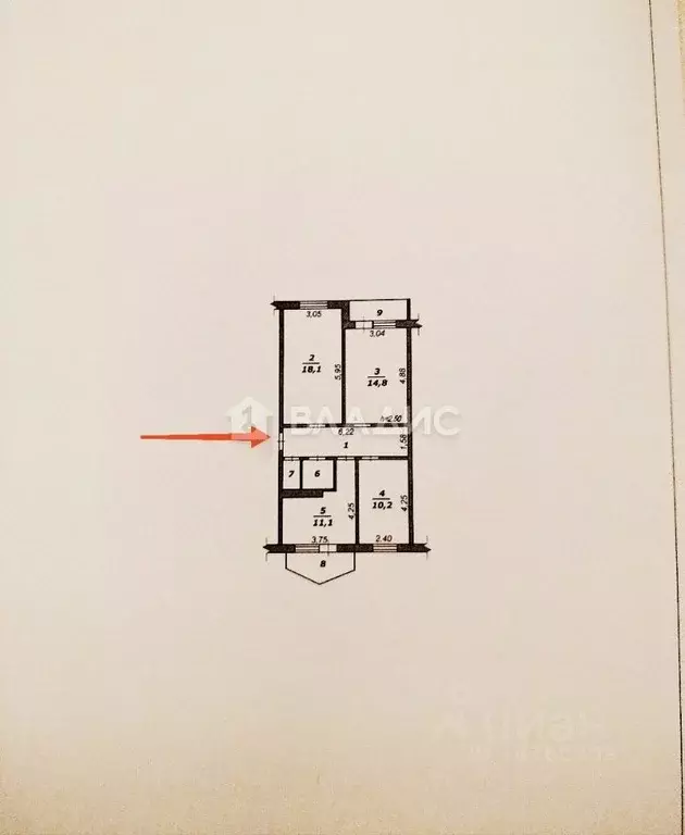 3-к кв. Белгородская область, Белгородский район, Разумное рп ул. ... - Фото 2