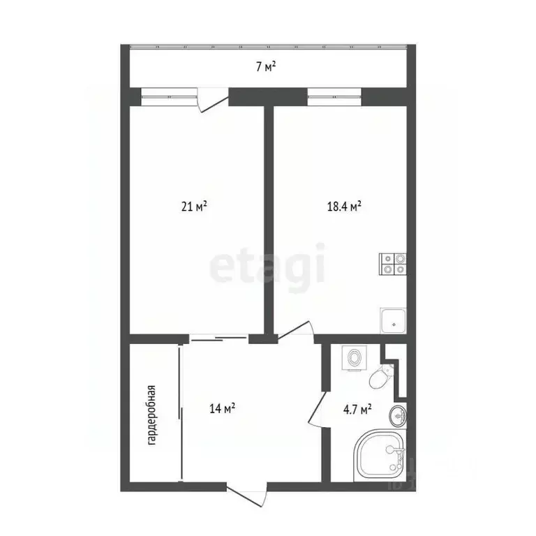 1-к кв. Тюменская область, Тюмень ул. Салтыкова-Щедрина, 58/3 (59.1 м) - Фото 0