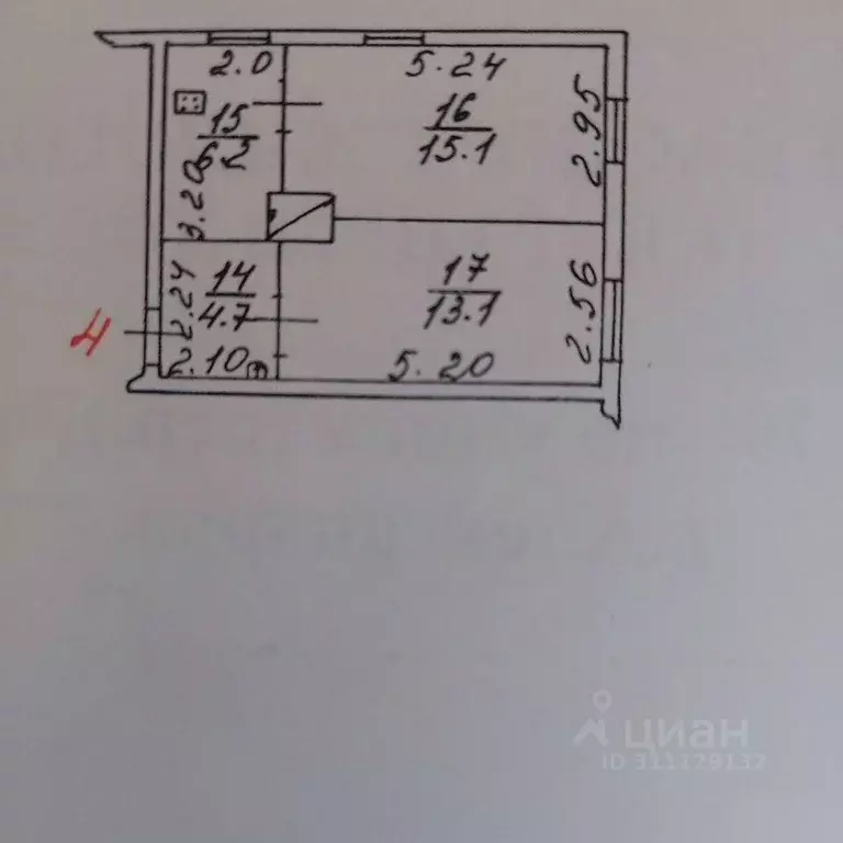 2-к кв. Владимирская область, Александров ул. Революции, 79 (39.0 м) - Фото 0