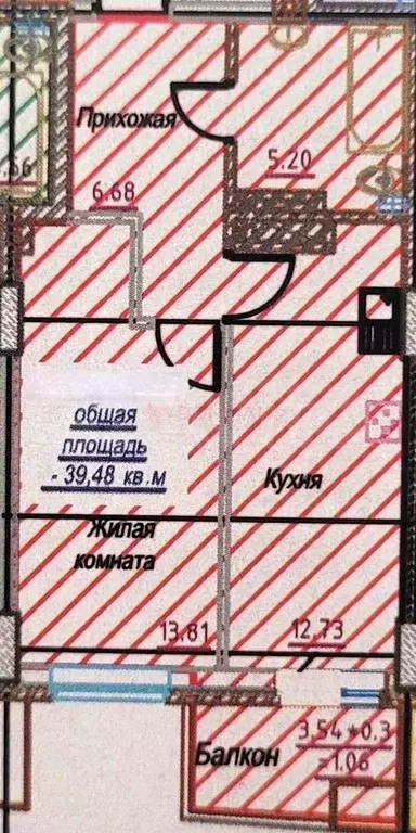 1-к. квартира, 39,5 м, 15/25 эт. - Фото 0