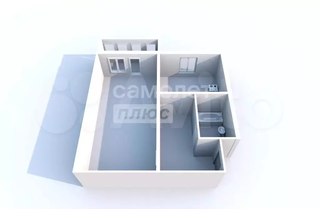 1-к. квартира, 35 м, 9/9 эт. - Фото 1