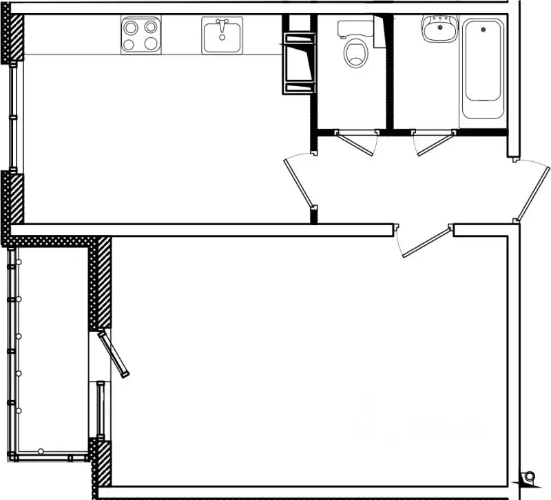 1-к кв. Ленинградская область, Всеволожский район, Заневское городское ... - Фото 1