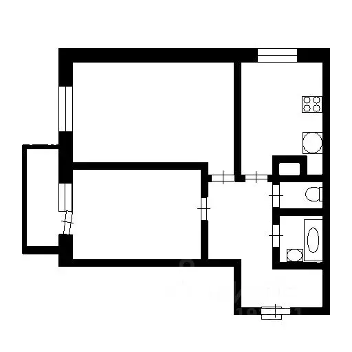 2-к кв. Московская область, Красногорск бул. Космонавтов, 17 (55.0 м) - Фото 2