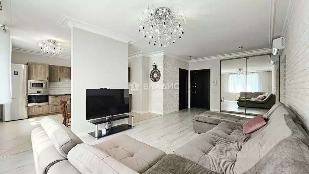 3-к кв. Липецкая область, Липецк Нижняя Логовая ул., 6 (94.8 м) - Фото 0