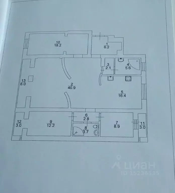 5-к кв. Саратовская область, Саратов ул. Имени В.Н. Симбирцева, 7 ... - Фото 1