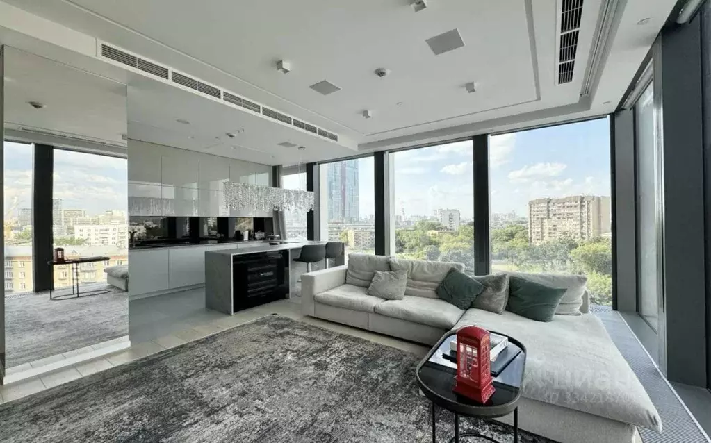 2-к кв. Москва 1-й Красногвардейский проезд, 22с2 (95.5 м) - Фото 1