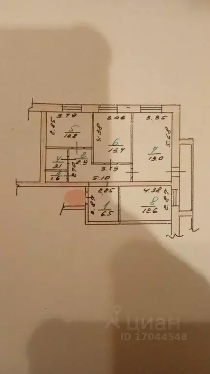 3-к кв. Орловская область, Орел ул. Тургенева, 52 (79.0 м) - Фото 1