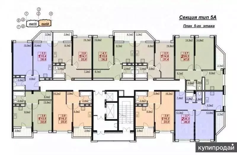 1-к кв. Краснодарский край, Анапа проезд Золотой Берег, 2Е (43.2 м) - Фото 1