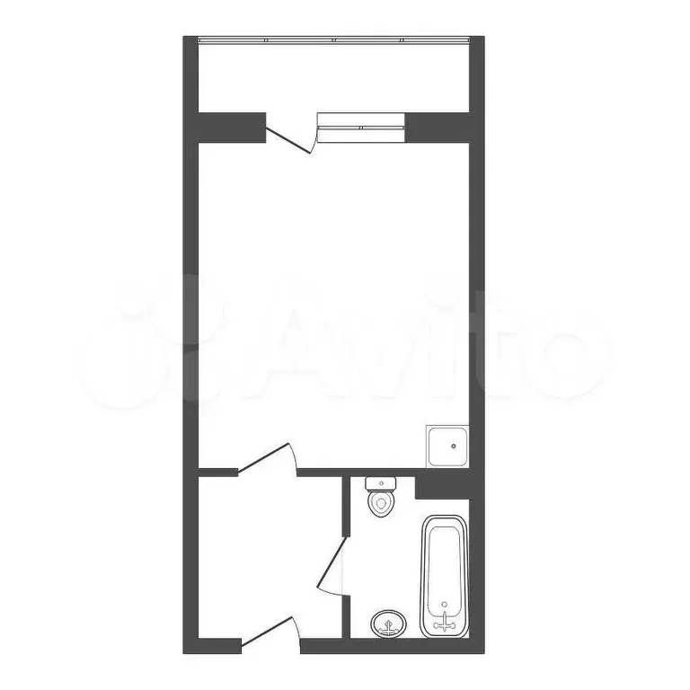 Квартира-студия, 33,2 м, 5/17 эт. - Фото 0