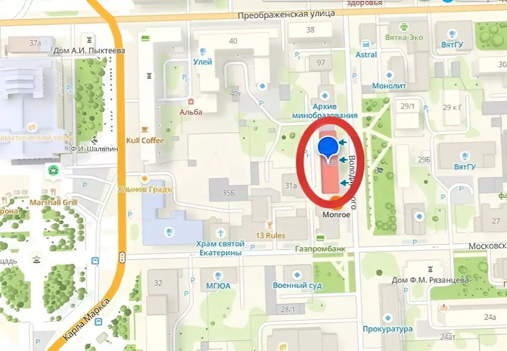 Помещение свободного назначения в Кировская область, Киров ул. ... - Фото 1