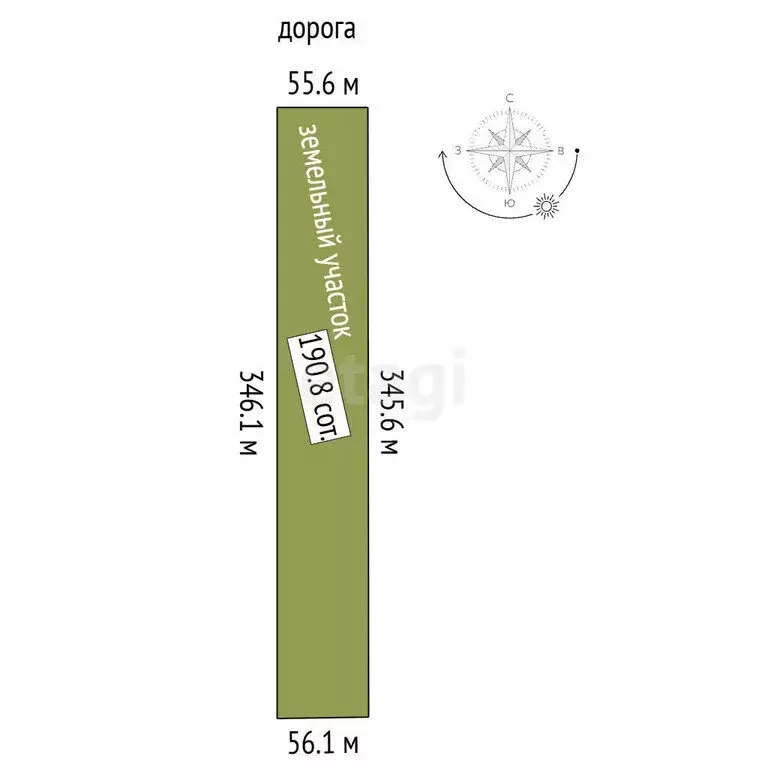 Участок в Золотое Поле, Полевая улица (381.67 м) - Фото 1